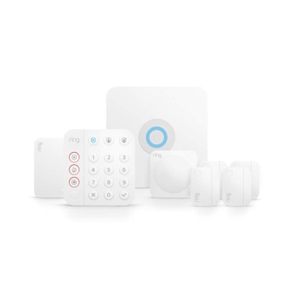 Ring Alarm 8-piece kit (2nd Gen) – home security system with optional 24/7 professional monitoring – Works with Alexa