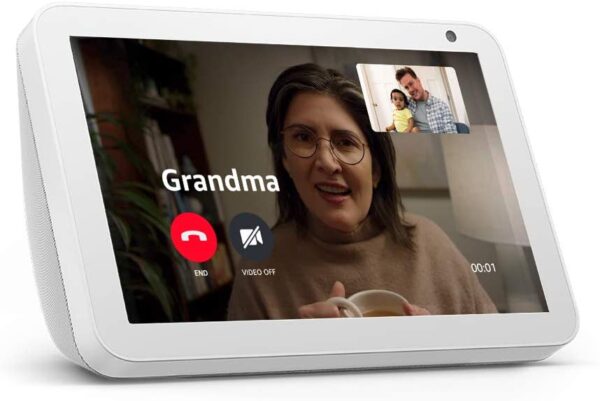 Echo Show 8 -- HD smart display with Alexa – stay connected with video calling - Sandstone