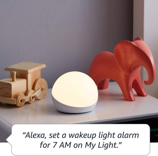 Echo Glow - Multicolor smart lamp for kids, a Certified for Humans Device – Requires compatible Alexa device
