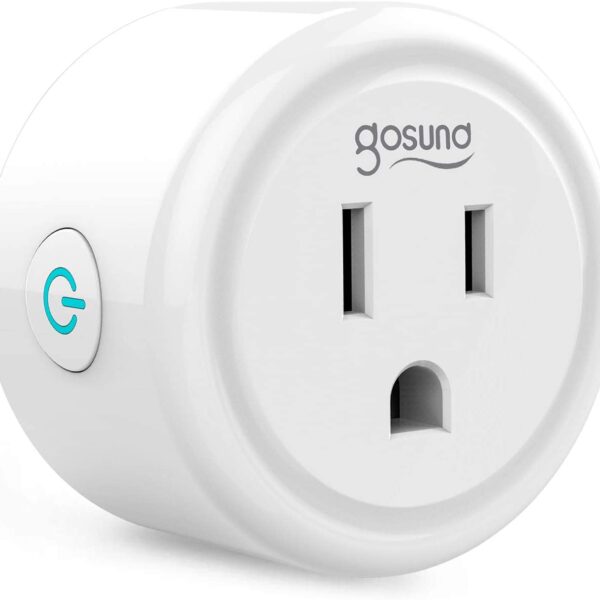 Mini Smart Plug Gosund WiFi Outlet Works with Alexa Google Assistant, No Hub Required, ETL and FCC Listed Only 2.4GHz WiFi Enabled Remote Control WiFi Smart Socket