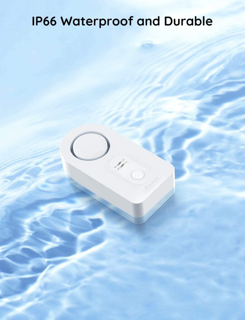 Govee WiFi Water Sensor, 100dB Adjustable Audio Alarm