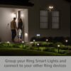 Ring Solar Steplight -- Outdoor Motion-Sensor Security Light, Black (Ring Bridge required)