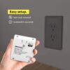 Z-Wave Plug Outlet Dual On/Off Switch Outlet, Built in Repeater, Work with Smart Things, Wink, Z-Wave hub Require, White(MP20Z)