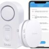 Govee WiFi Water Sensor, 100dB Adjustable Audio Alarm and Smart App Alerts, Leak and Drip Alert with Email, for Home, Basement