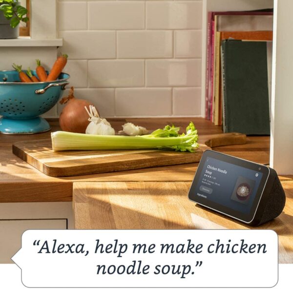 Echo Show 5 Charcoal with Adjustable Stand