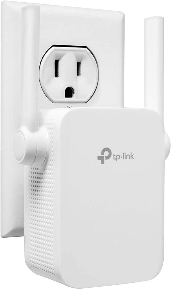 TP-Link N300 WiFi Extender(TL-WA855RE)-Covers Up to 800 Sq.ft, WiFi Range Extender Supports up to 300Mbps Speed, Wireless Signal Booster and Access Point for Home, Single Band 2.4Ghz Only, Black