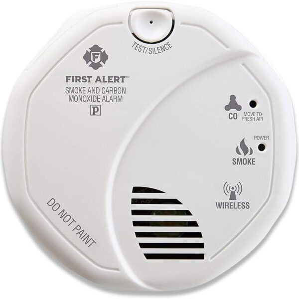 First Alert ZCOMBO 2-in-1 Smoke Detector & Carbon Monoxide Alarm, Z-Wave Combo