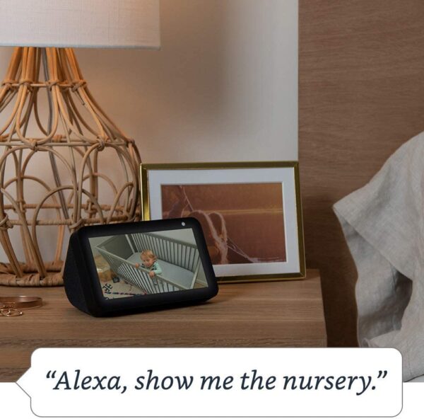 Echo Show 5 -- Smart display with Alexa – stay connected with video calling - Charcoal