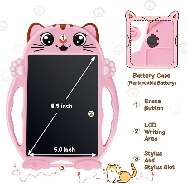 LCD Writing Tablet, Toys for 2 3 4 5 6 Years Old Girls Boys, LCD Drawing Tablet for Kids, Digital Doodle Board for Little Girls Toddlers, Toys Gifts for Girls Boys Christmas Stocking Stuffers for Kids