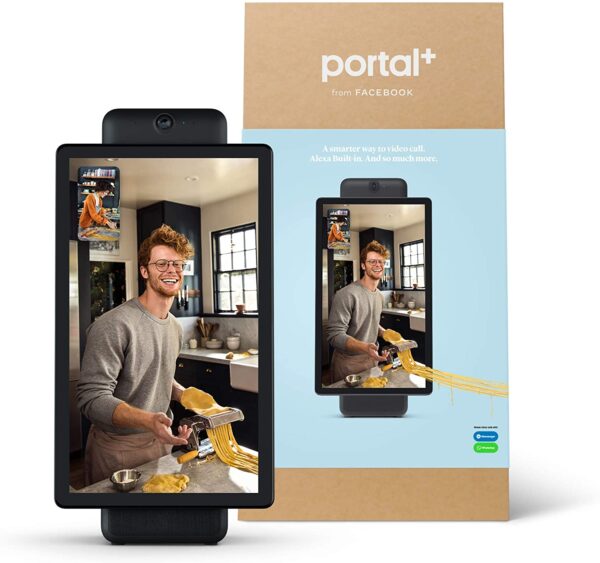 Facebook Portal Plus - Smart Video Calling 15.6” Touch Screen Display with Alexa - Black