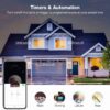 Smart LED Light Bulbs, Works with Alexa and Google Home, 60 Watt Equivalent, Dimmable with App, Warm White 2700K, No Hub Required, A19 E26, 2.4GHz WiFi, Pack of 4