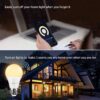 Smart LED Light Bulbs, Works with Alexa and Google Home, 60 Watt Equivalent, Dimmable with App, Warm White 2700K, No Hub Required, A19 E26, 2.4GHz WiFi, Pack of 4