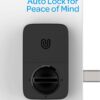 ULTRALOQ U-Bolt Smart Lock (Satin Nickel) + Bridge WiFi Adaptor, 5-in-1 Keyless Entry Door Lock with WiFi, Bluetooth and Keypad, Smart Door Lock Front Door, Non-Fingerprint Deadbolt Lock Edition