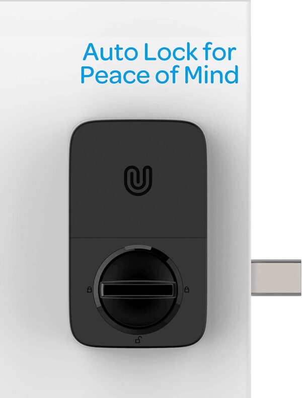 ULTRALOQ U-Bolt Smart Lock (Satin Nickel) + Bridge WiFi Adaptor, 5-in-1 Keyless Entry Door Lock with WiFi, Bluetooth and Keypad, Smart Door Lock Front Door, Non-Fingerprint Deadbolt Lock Edition