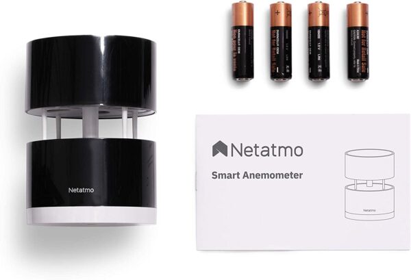 Wireless Anemometer with wind speed and direction sensor – Wind Gauge for Netatmo Weather Station
