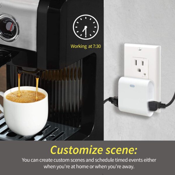 Z-Wave Plug Outlet Dual On/Off Switch Outlet, Built in Repeater, Work with Smart Things, Wink, Z-Wave hub Require, White(MP20Z)