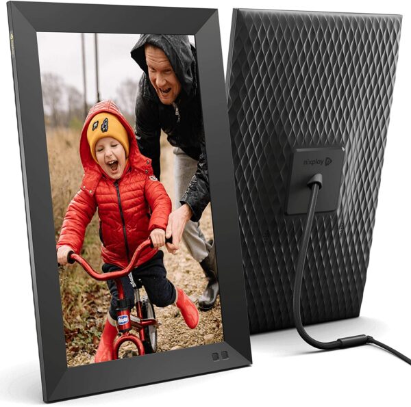 Nixplay Smart Digital Picture Frame 15.6 Inch, Share Video Clips and Photos Instantly via App or E-Mail