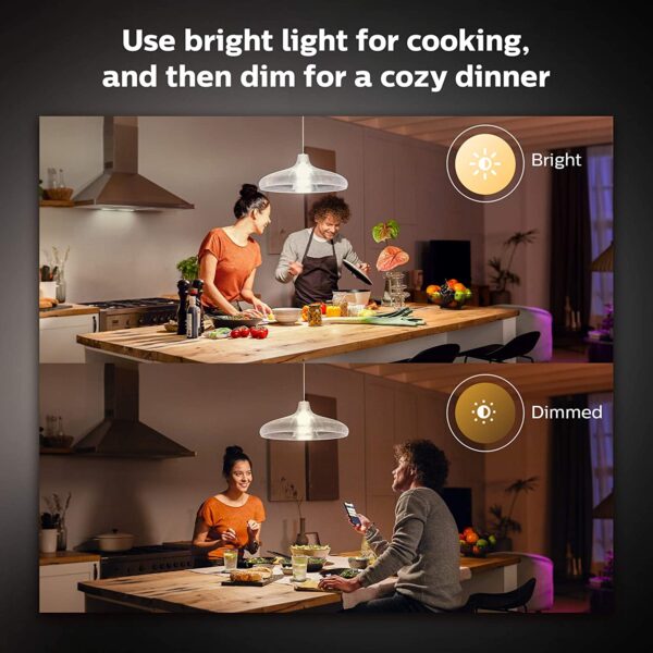 Philips Hue White A21 High Lumen Smart Bulb, 1600 Lumens, Bluetooth & Zigbee compatible (Hue Hub Optional), Works with Alexa & Google Assistant
