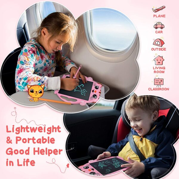 LCD Writing Tablet, Toys for 2 3 4 5 6 Years Old Girls Boys, LCD Drawing Tablet for Kids, Digital Doodle Board for Little Girls Toddlers, Toys Gifts for Girls Boys Christmas Stocking Stuffers for Kids