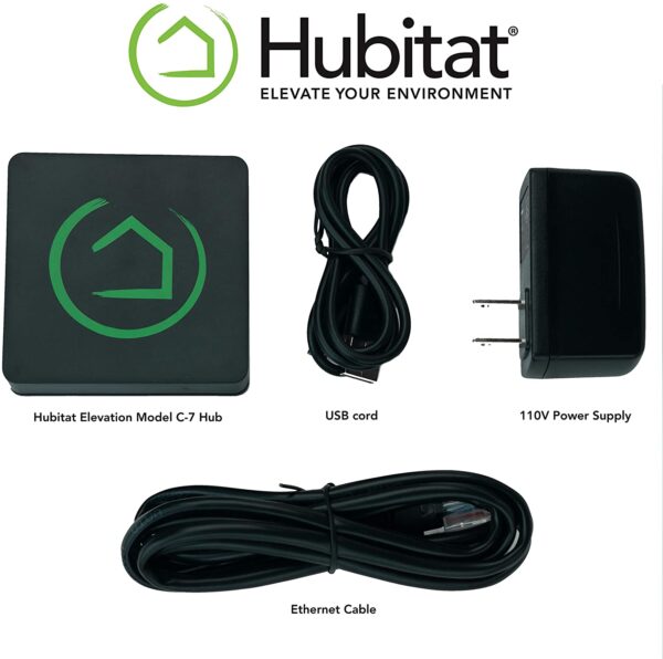 Hubitat Elevation Home Automation Hub - Compatible with Alexa, Google Home, Zigbee, Z-Wave, Lutron