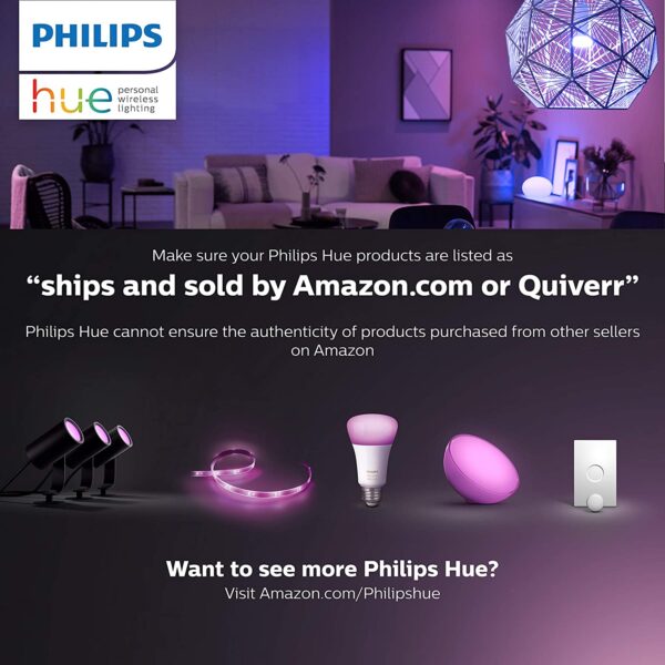 Philips Hue White A21 High Lumen Smart Bulb, 1600 Lumens, Bluetooth & Zigbee compatible (Hue Hub Optional), Works with Alexa & Google Assistant