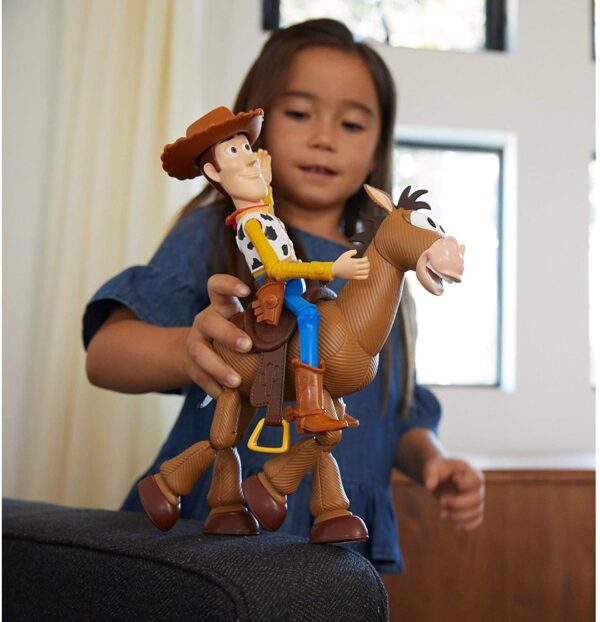 Toy Story Disney Pixar 4 WOODY & BULLSEYE 2-Character Pack, Movie-Inspired