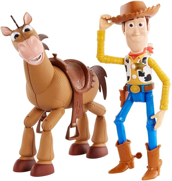 Toy Story Disney Pixar 4 WOODY & BULLSEYE 2-Character Pack, Movie-Inspired