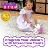 Power Your Fun Robo Pets Unicorn Toy for Girls and Boys - Remote Control Robot Pet Toy with Interactive Hand Motion Gestures, Walking and Dancing Robot Unicorn Kids Toy